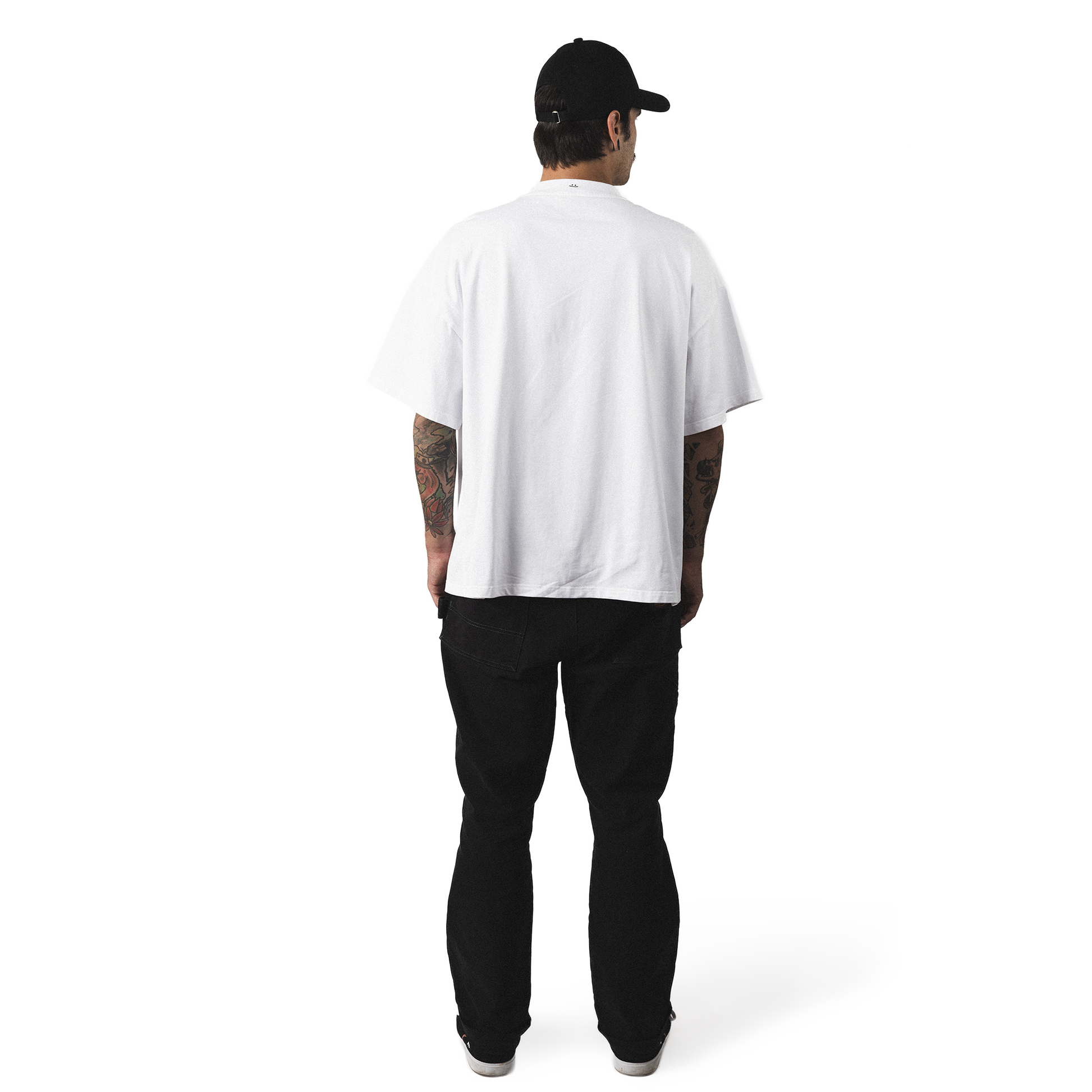 Heavy cotton oversized t-shirt back design OddJuice