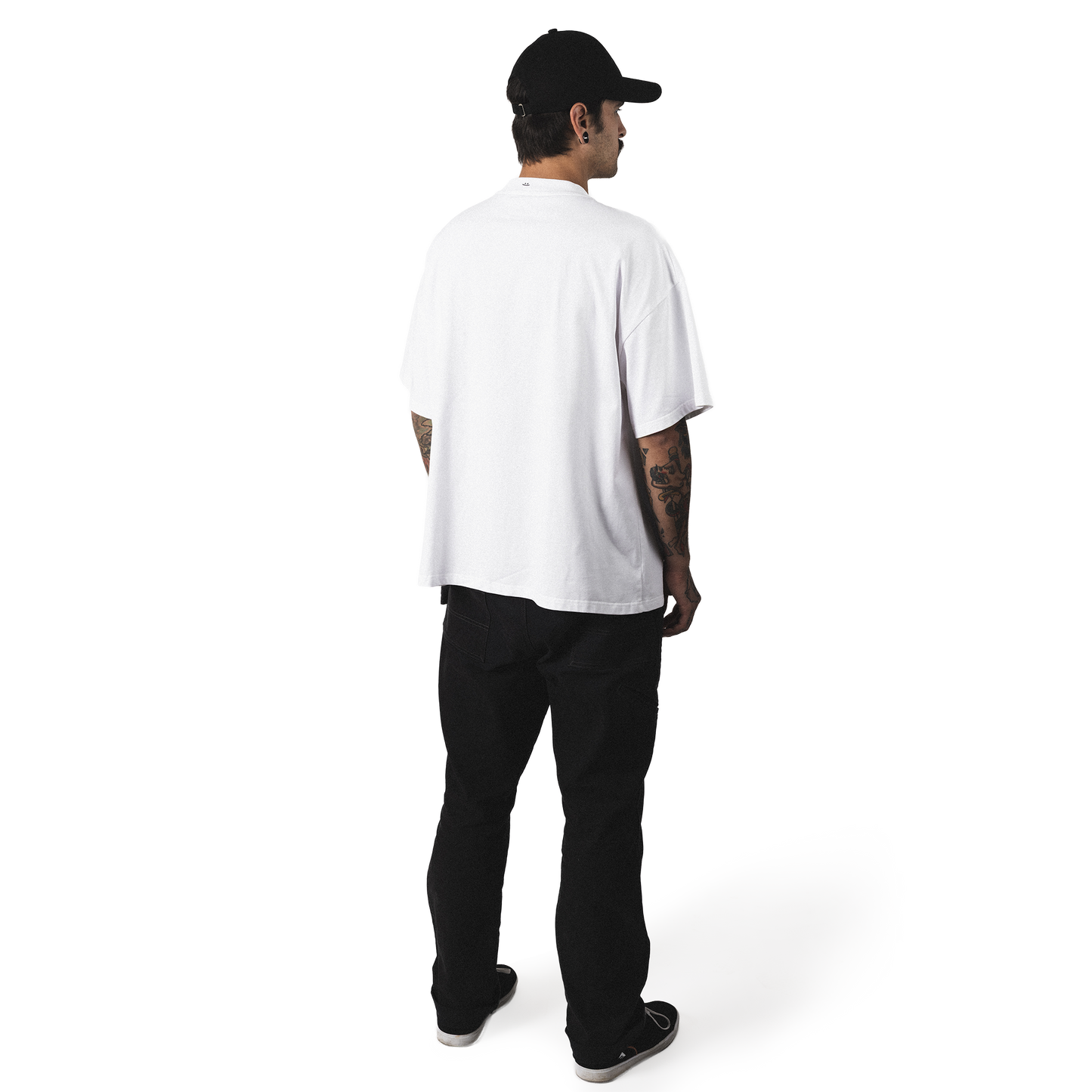 Heavy cotton oversized t-shirt back design OddJuice