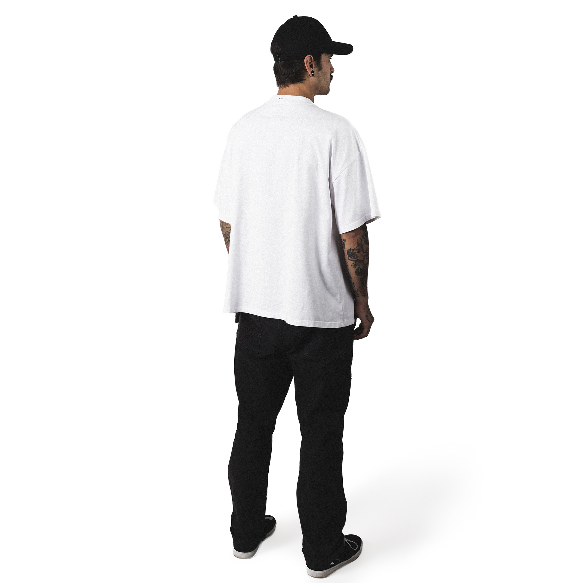 Heavy cotton oversized t-shirt back design OddJuice